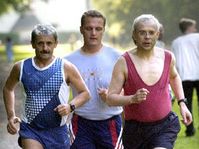 Mikulás Dzurinda y Vladimír Spidla disputan la 80 edición del Maratón de la Paz, foto: CTK