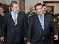 Kurt Beck (links) und Jiri Paroubek (Foto: CTK)