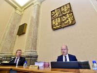 Richard Brabec and Bohuslav Sobotka, photo: ČTK