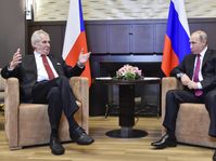 Miloš Zeman et Vladimir Poutine, photo: ČTK