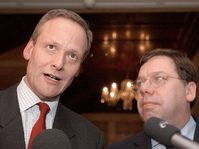 Czech Foreign Minister Cyril Svoboda (left) and Irish Foreign Minister Brian Cowen, photo: CTK