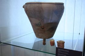 Pivní nádoba nalezená v mastabě vezíra Ptahšepsese