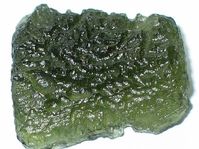 Le moldavite, photo: Mp, Creative Commons 3.0