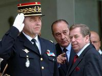 Vaclav Havel en France, photo: CTK