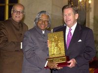 Le Président indien Abdul Kamal avec l'ex-Président de la République Tchèque, Vaclav Havel, photo: CTK
