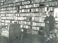 Tomáš Garrigue Masaryk v knihovně na zámku v Lánech