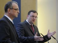 Miroslav Kalousek (vlevo) a Petr Nečas, foto: ČTK