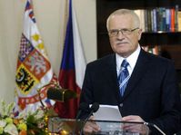 Novoroční projev prezidenta Václava Klause, foto: ČTK