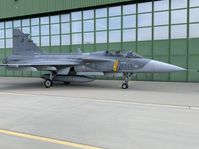 Gripen-Jagdflugzeug (Foto: Martin Pařízek, Archiv des Tschechischen Rundfunks)