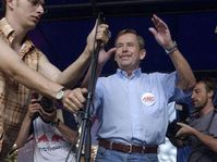 Vaclav Havel au Concert pour l'Europe, photo: CTK