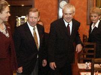Vaclav Havel et Vladimir Spidla (Photo: CTK)
