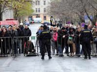 Students were denied access to Albertov, November 17, 2015, photo: CTK