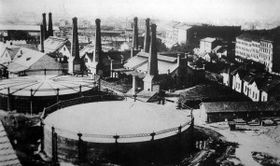The Žižkov gas works
